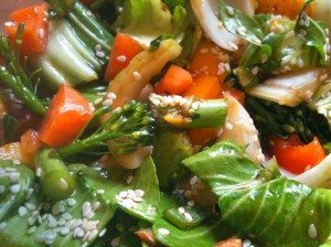 quick oriental veggies fast raw food recipes